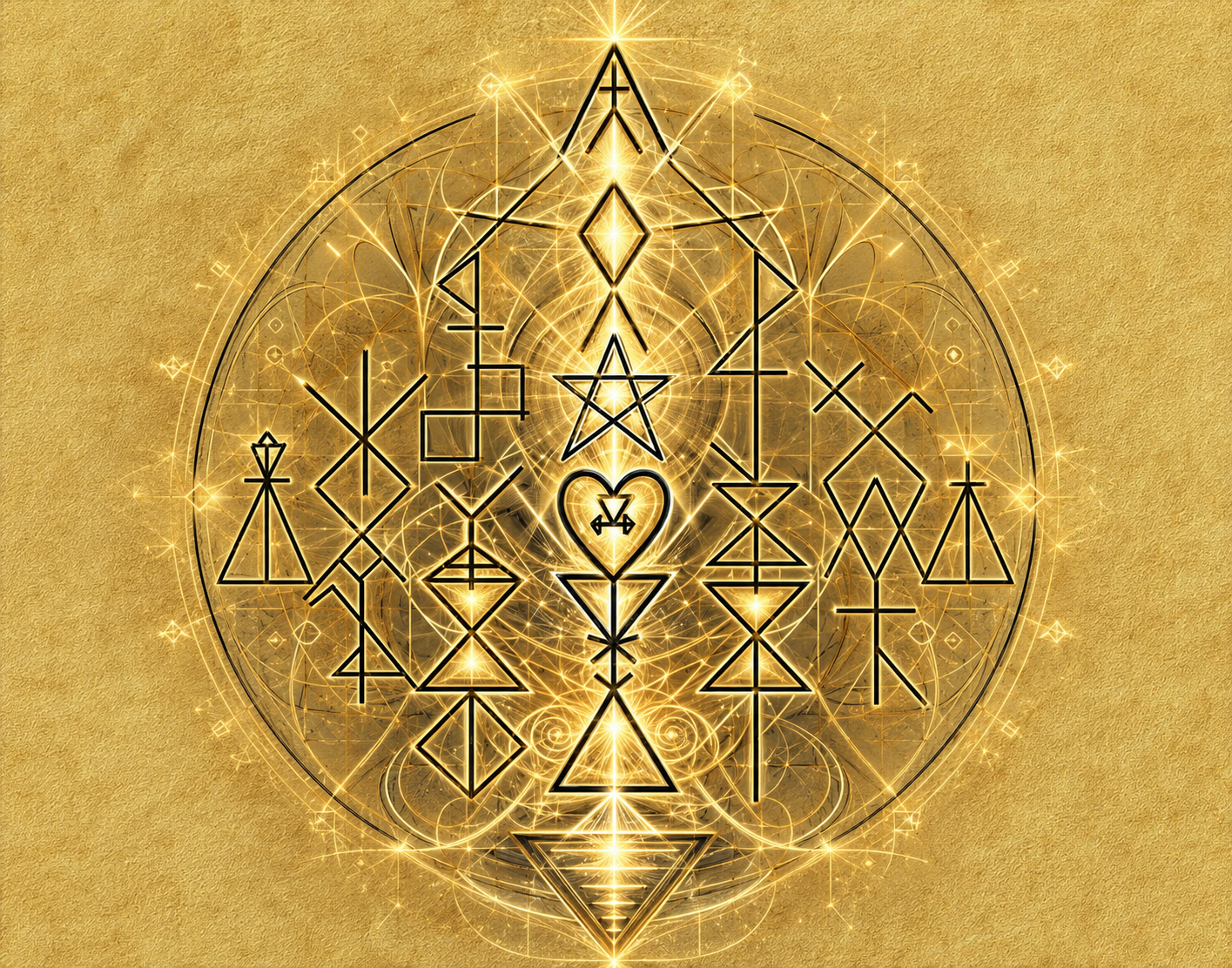 Rosslyn Healer circular motif logo